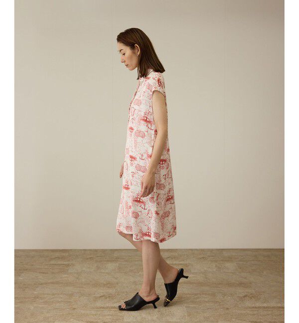 ROPE「【洗える】トワルドジュイベルテッドミニワンピース」|ワンピース|