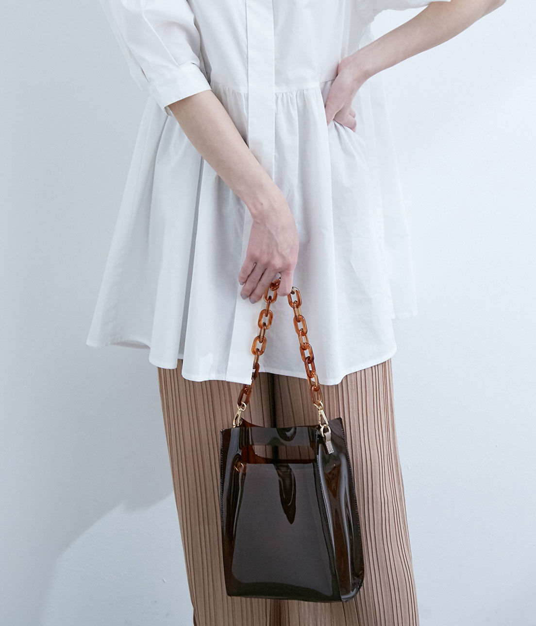 VIS「【10WAY】チェーンクリアバッグ」|ショルダー・メッセンジャー|