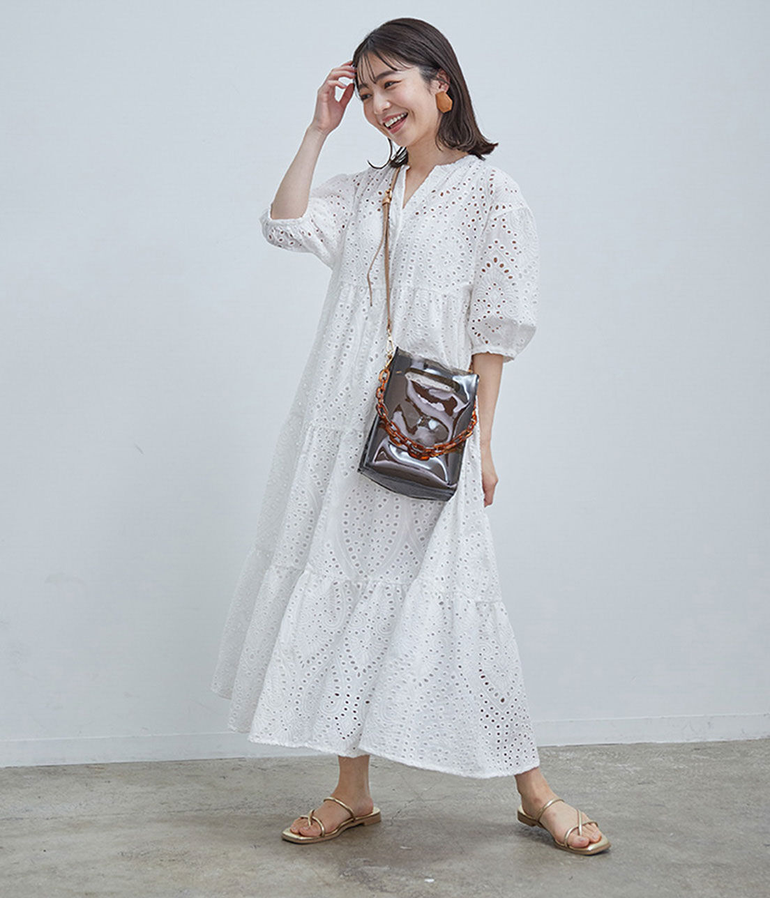 VIS「【10WAY】チェーンクリアバッグ」|ショルダー・メッセンジャー|