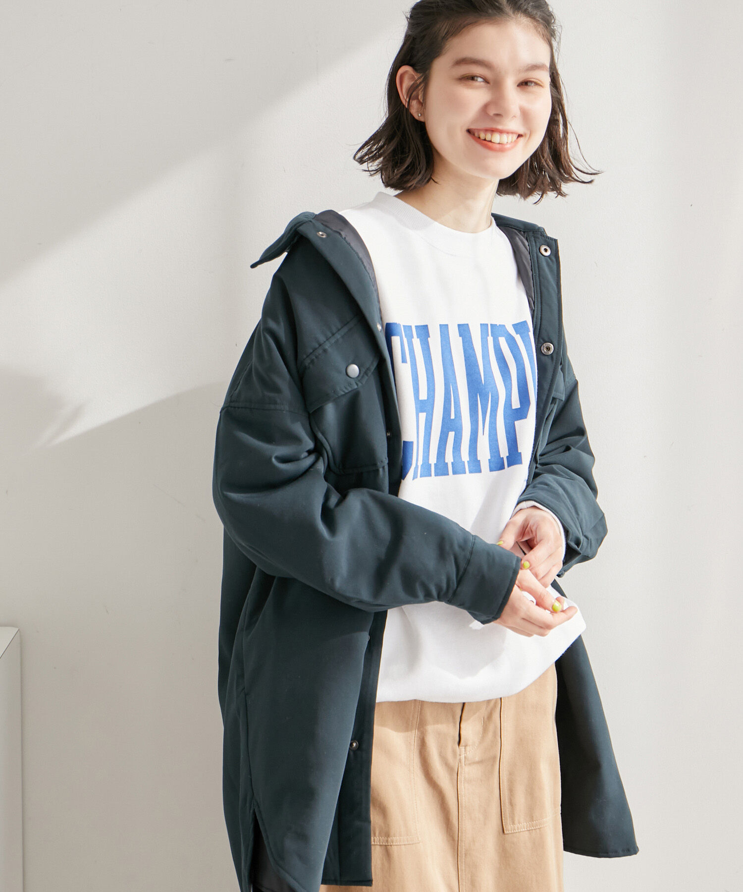 ROPE' PICNIC R「撥水加工/中わたシャツジャケット」|ブルゾン・スタジャン|