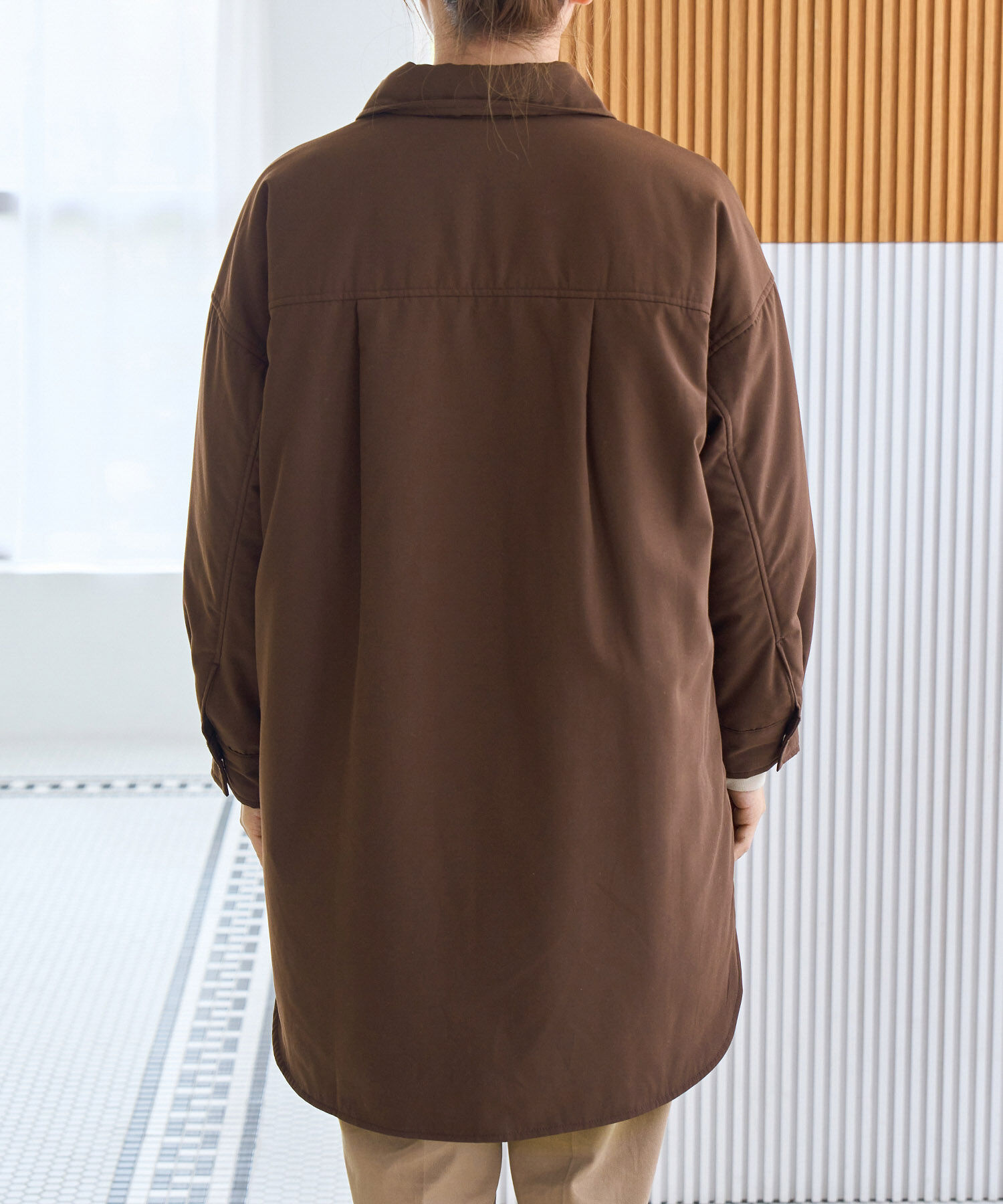 ROPE' PICNIC R「撥水加工/中わたシャツジャケット」|ブルゾン・スタジャン|