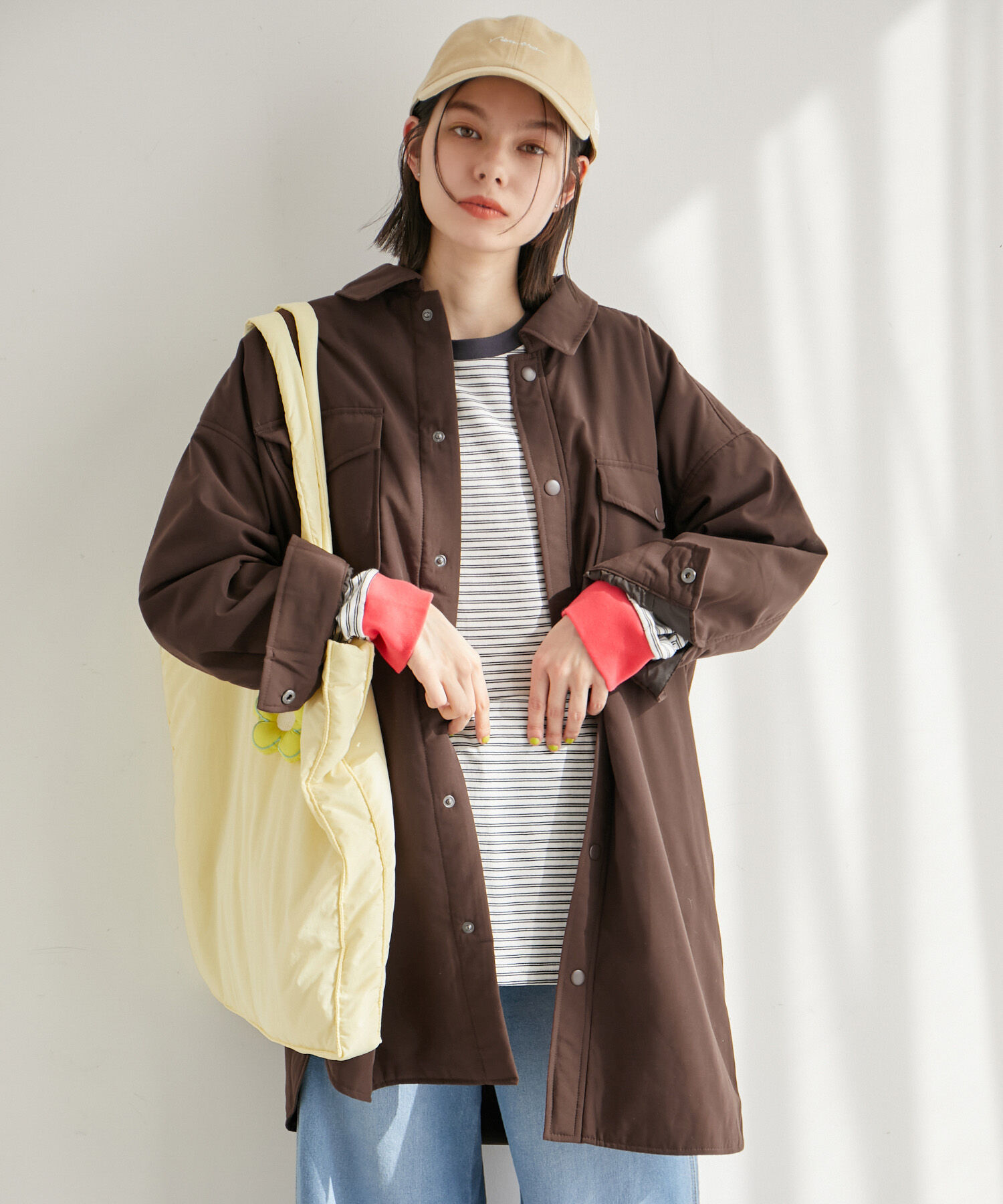 ROPE' PICNIC R「撥水加工/中わたシャツジャケット」|ブルゾン・スタジャン|