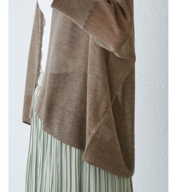 Rope&rsquo;Picnic「【新色追加】LEVITAシアーニットリラックスカーディガン」|カーディガン|