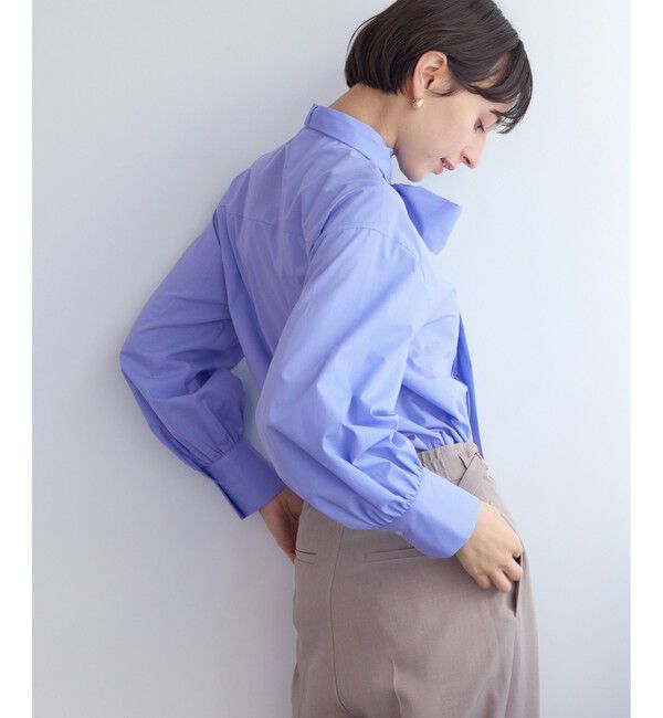 Rope&rsquo;Picnic「ボウタイリボンシャツ/花粉ガード・防シワ」|シャツ・ブラウス|