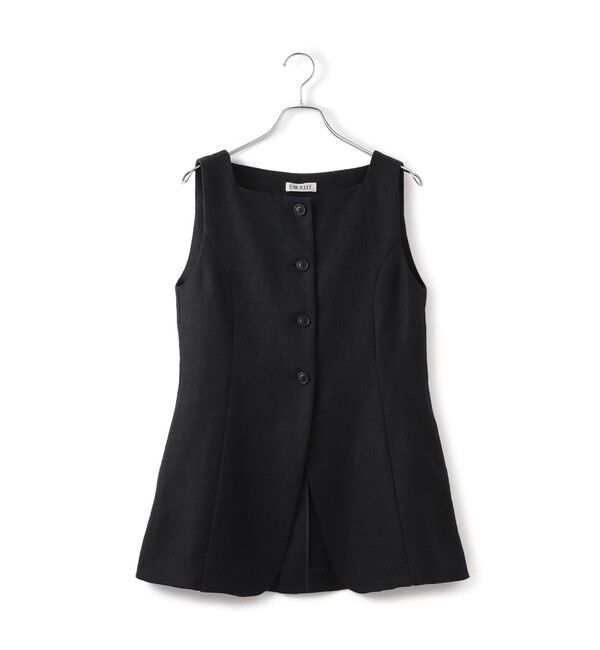 ADAM ET ROPE'「【EMOELLE】スクエアネックジレトップス」|ベスト・ジレ|