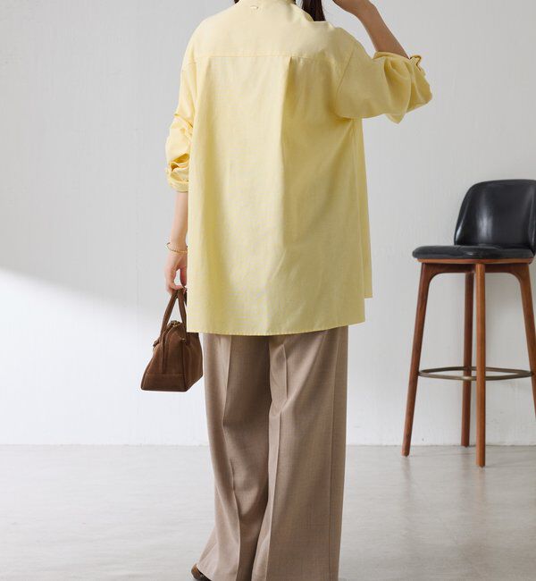  「ナローボウタイオーバーシャツ」|シャツ・ブラウス|