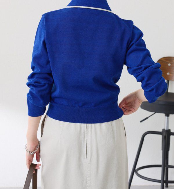  「シアーニットポロ」|ニット・セーター|