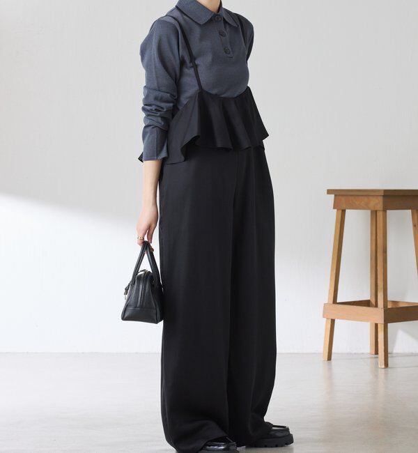  「シアーニットポロ」|ニット・セーター|