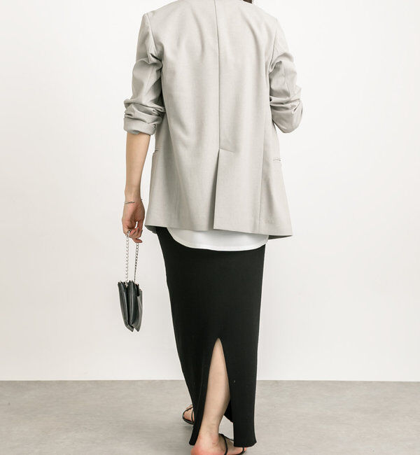  「予約【新色追加/マイナス3kg/レビュー高評価☆】リブタイトスカート」|スカート|