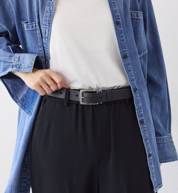  「予約【A・MONN.:.(アモン)】ムーブバックルレザーベルト」|ベルト|