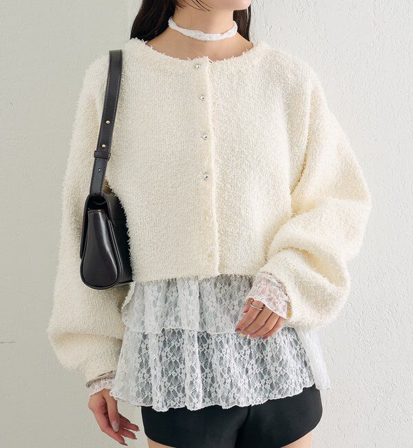  「26SSミニフリンジカーディガン」|カーディガン|