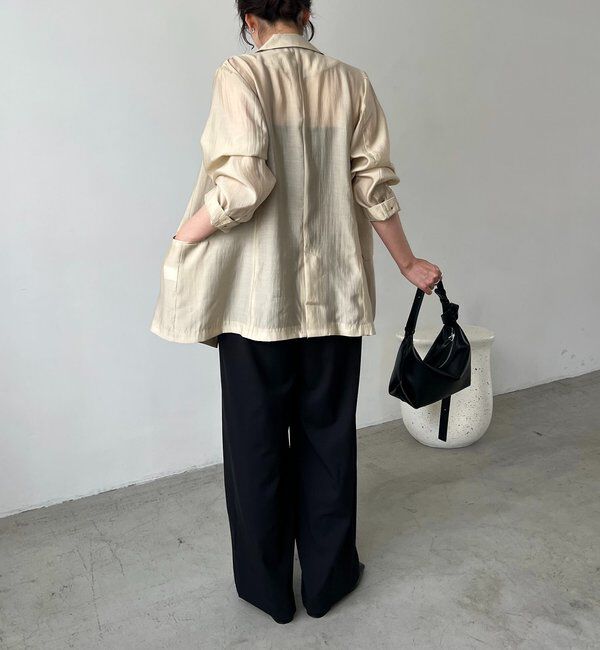  「【全骨格細見え/オフィスコーデにも◎】ライトテーラージャケット」|テーラードジャケット|