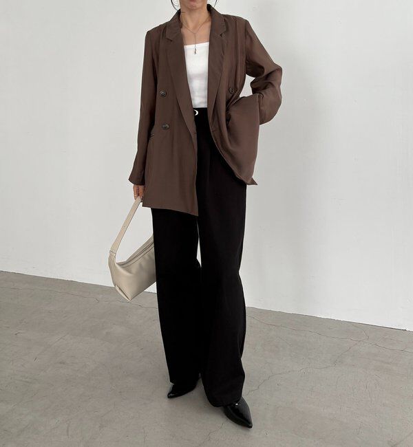  「【全骨格細見え/オフィスコーデにも◎】ライトテーラージャケット」|テーラードジャケット|