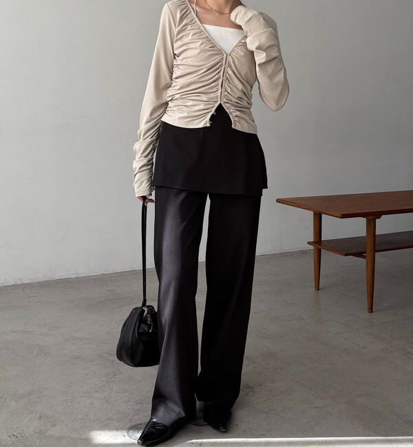  「パイピングドレープカーディガン」|Tシャツ・カットソー|