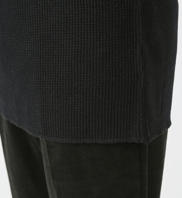 ABAHOUSE「【JEMORGAN/ジェーイーモーガン】ワッフル ヘンリーネック ロングスリーブ」|Tシャツ・カットソー|