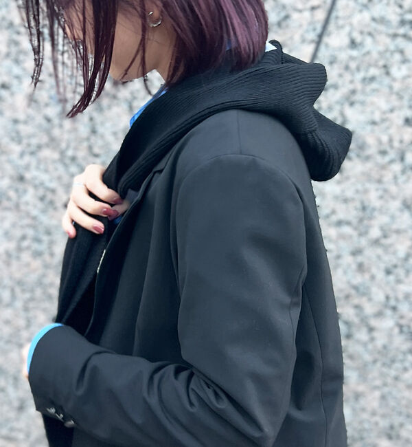 Rouge vif「【La Maison de Lyllis /メゾンドリリス】マフラー付きニットキ」|その他|