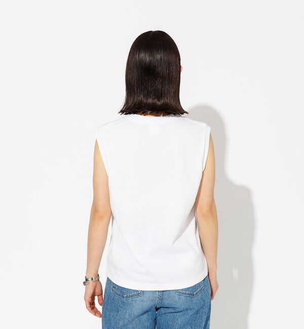 Rouge vif「【JEMORGAN/ジェーイーモーガン】クルーネックノースリーブカットソー/天竺」|Tシャツ・カットソー|