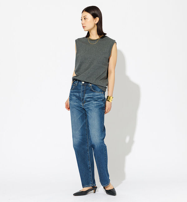 Rouge vif「【JEMORGAN/ジェーイーモーガン】クルーネックノースリーブカットソー/天竺」|Tシャツ・カットソー|