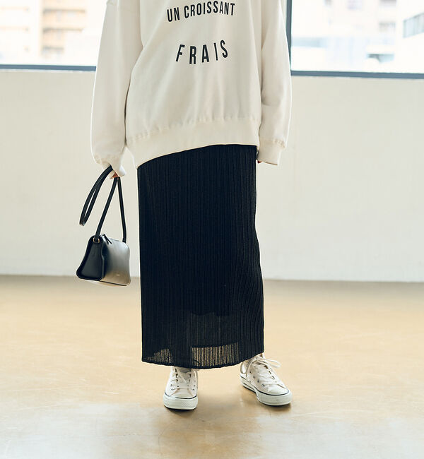 Rouge vif「ラメランダムプリーツアイラインスカート」|スカート|