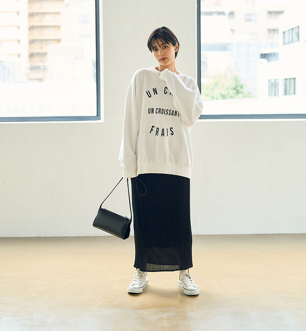 Rouge vif「ラメランダムプリーツアイラインスカート」|スカート|