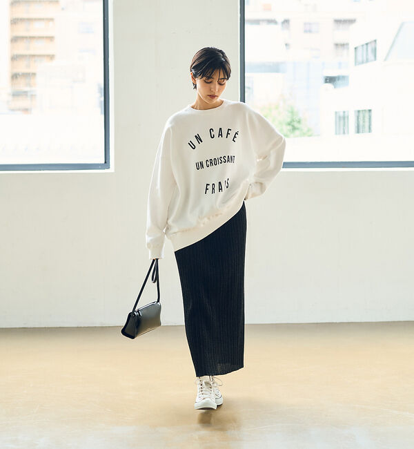 Rouge vif「ラメランダムプリーツアイラインスカート」|スカート|