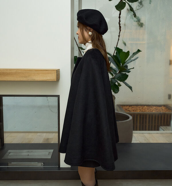 Rouge vif「【一部店舗限定】ウール混マント　ケープ」|その他|