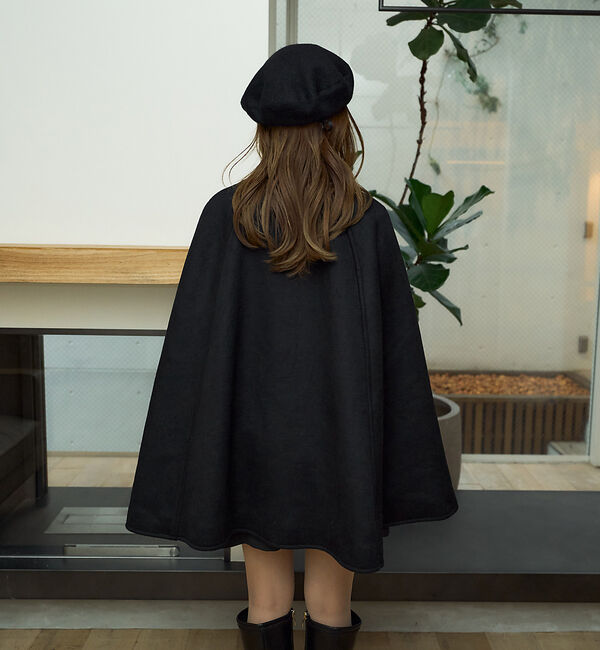 Rouge vif「【一部店舗限定】ウール混マント　ケープ」|その他|