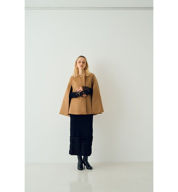 Rouge vif「【一部店舗限定】ウール混マント　ケープ」|その他|