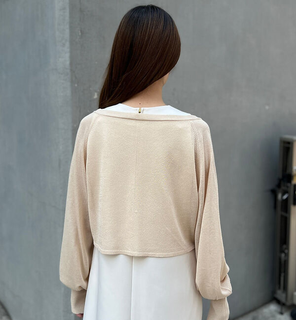 Rouge vif「【一部店舗限定】【2点セット】シアーショートカーディガン&times;ノースリーブワンピセッ」|ワンピース|