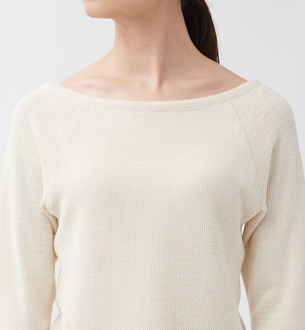 qualite「ピササーマルボートネックカットソー」|Tシャツ・カットソー|