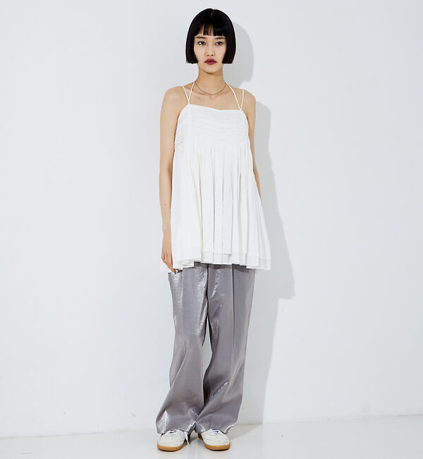 NOMINE「サテンパンツ」|スラックス|