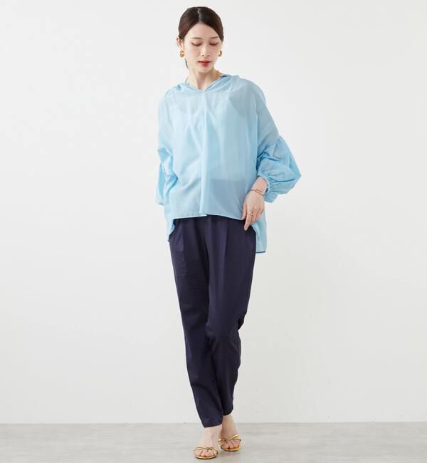 SOFFITTO「《定番》コットンシルクボリュームスリーブブラウス」|シャツ・ブラウス|