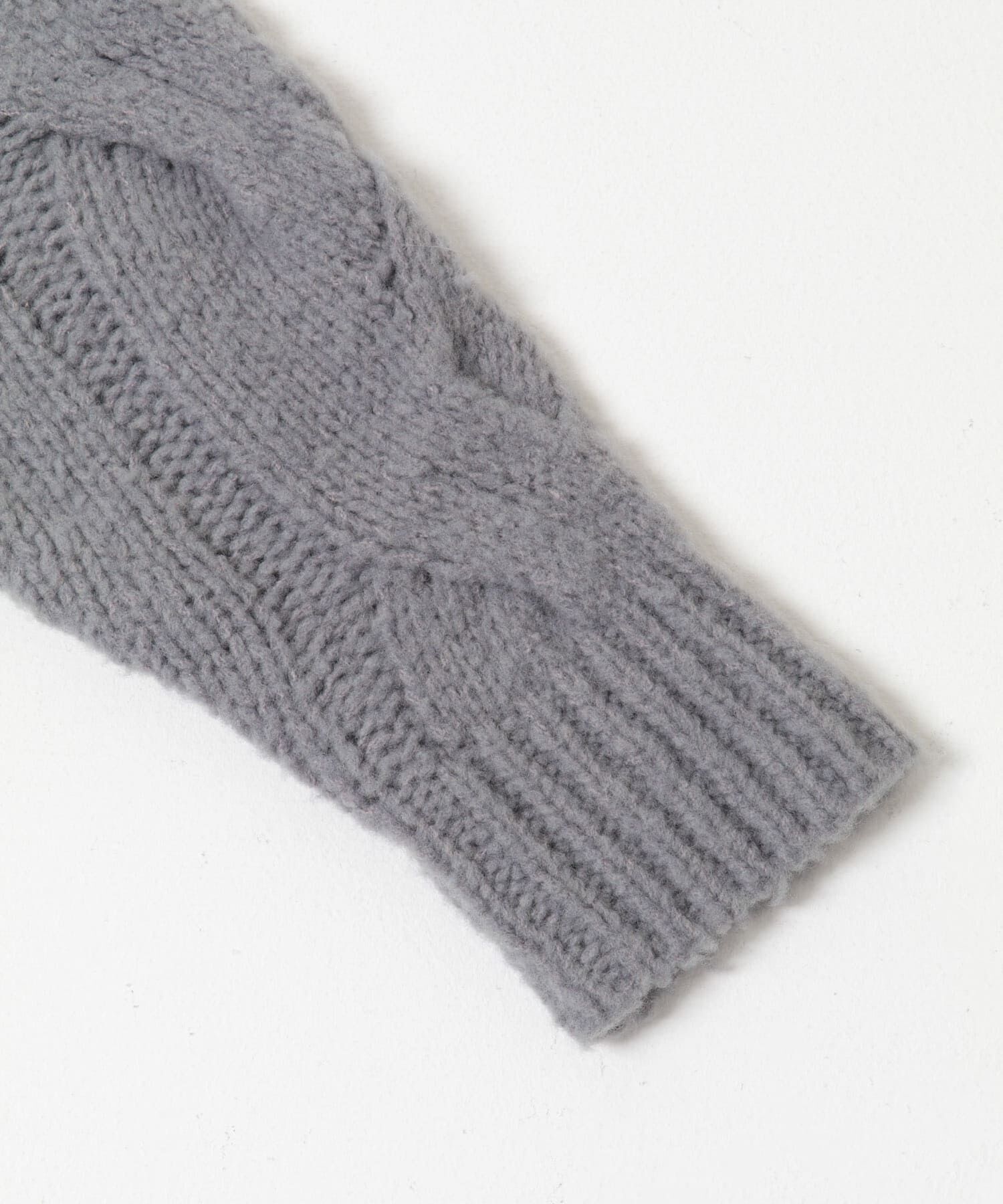 URBAN RESEARCH ROSSO「ウールカシミヤケーブル編オーバーニット」|ニット・セーター|