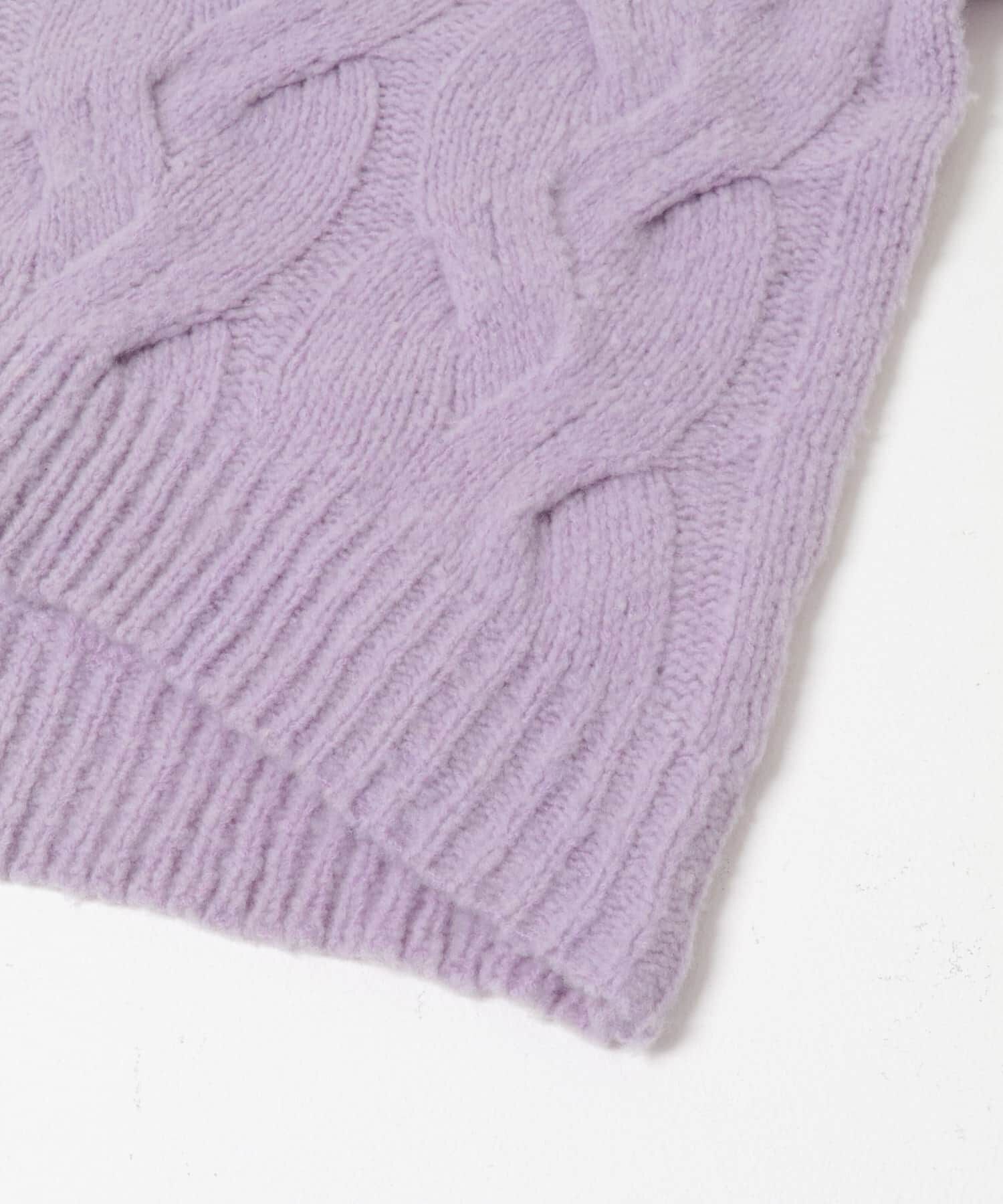 URBAN RESEARCH ROSSO「ウールカシミヤケーブル編オーバーニット」|ニット・セーター|