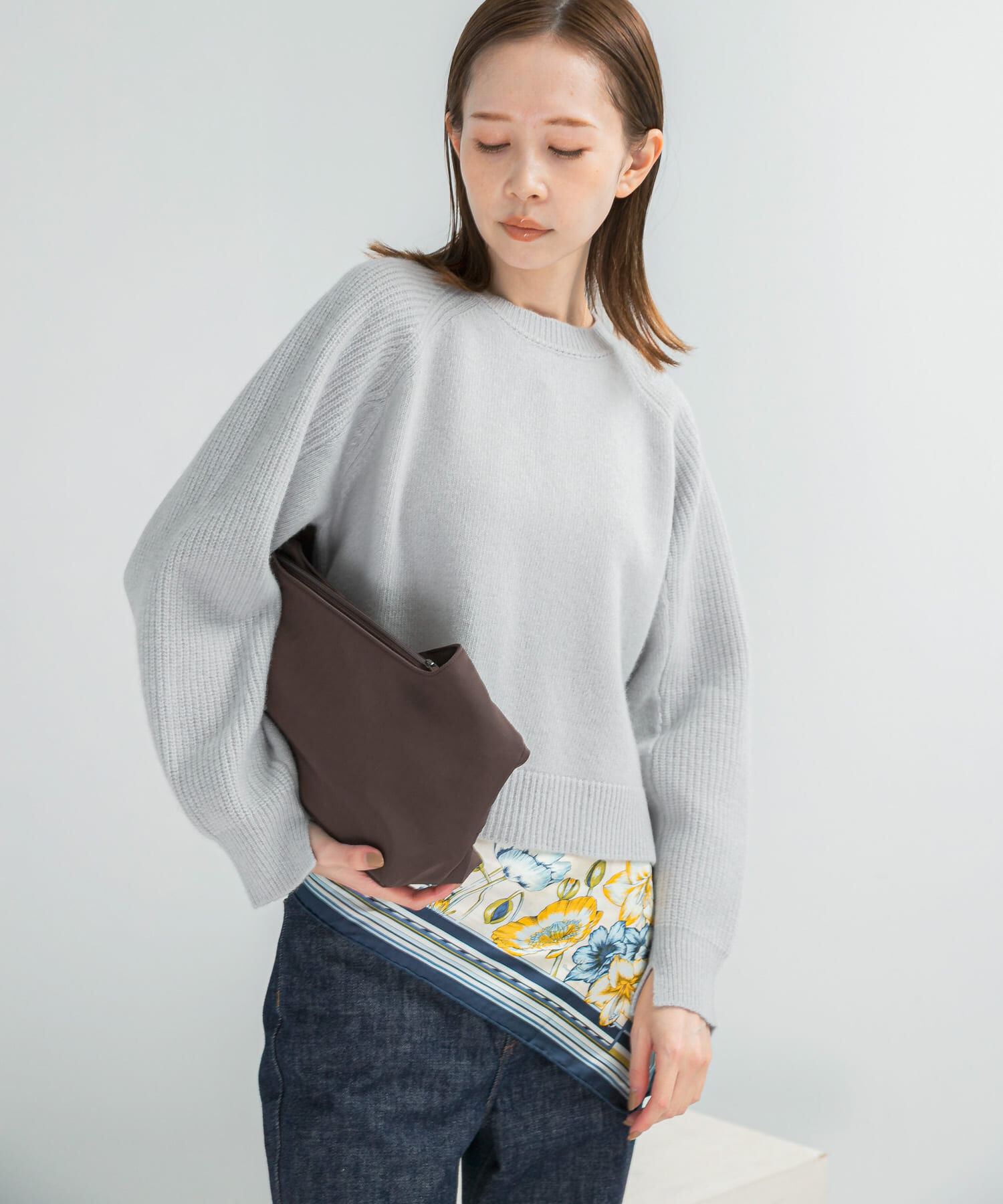 URBAN RESEARCH ROSSO「スーパーファインラムズウールショートニット」|ニット・セーター|