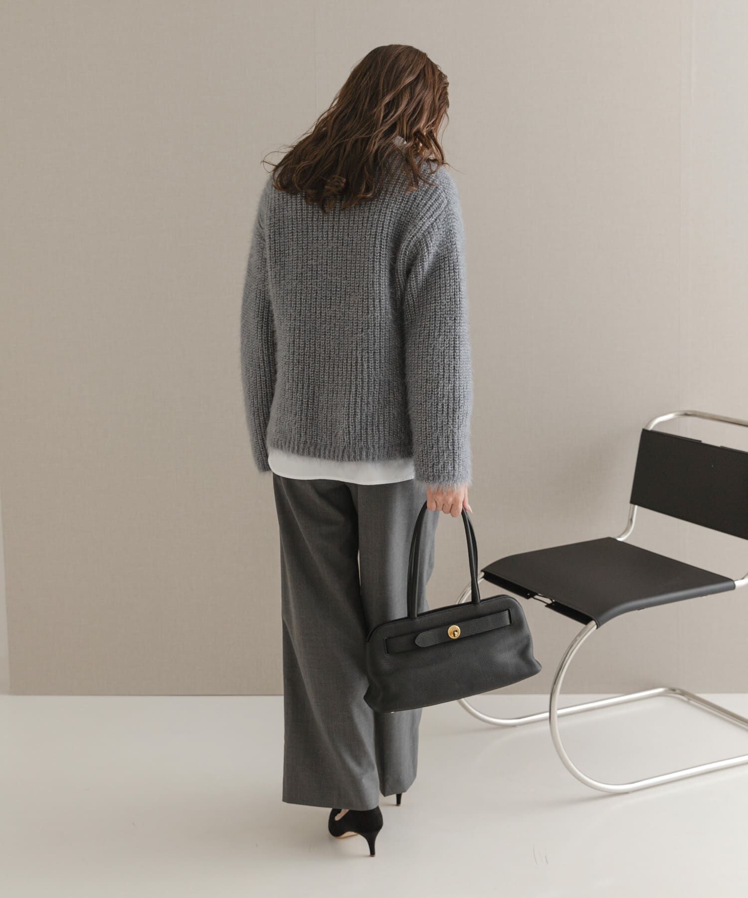 URBAN RESEARCH ROSSO「シャギーVネックニット」|ニット・セーター|