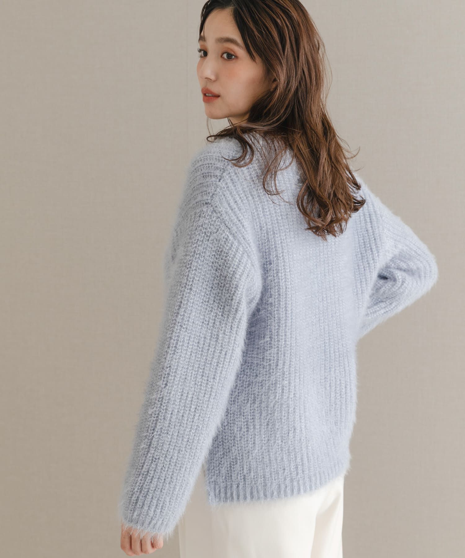 URBAN RESEARCH ROSSO「シャギーVネックニット」|ニット・セーター|