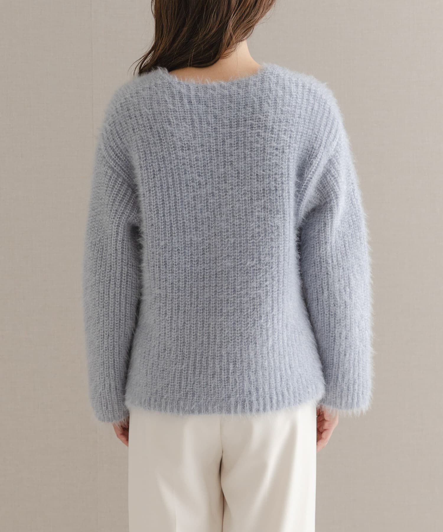 URBAN RESEARCH ROSSO「シャギーVネックニット」|ニット・セーター|