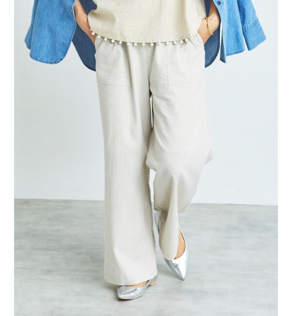 le.coeur blanc「アサレチックイージーワイドパンツ」|その他|