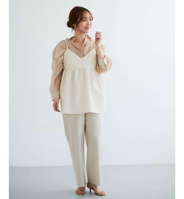 le.coeur blanc「アサレチックイージーワイドパンツ」|その他|