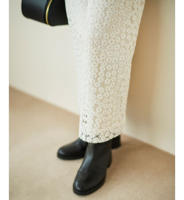  「フラワー刺繍レーススカート」|スカート|