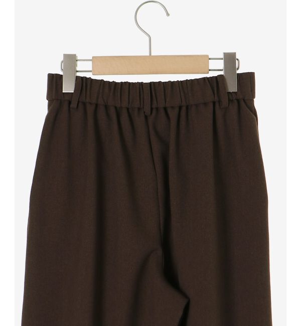  「《手洗い可能》ウールライクフロントタックワイドクロップドパンツ2」|その他|
