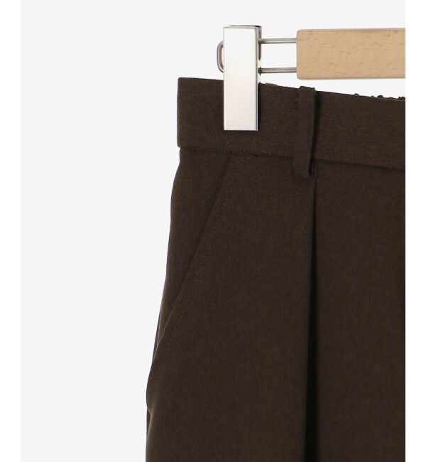  「《手洗い可能》ウールライクフロントタックワイドクロップドパンツ2」|その他|