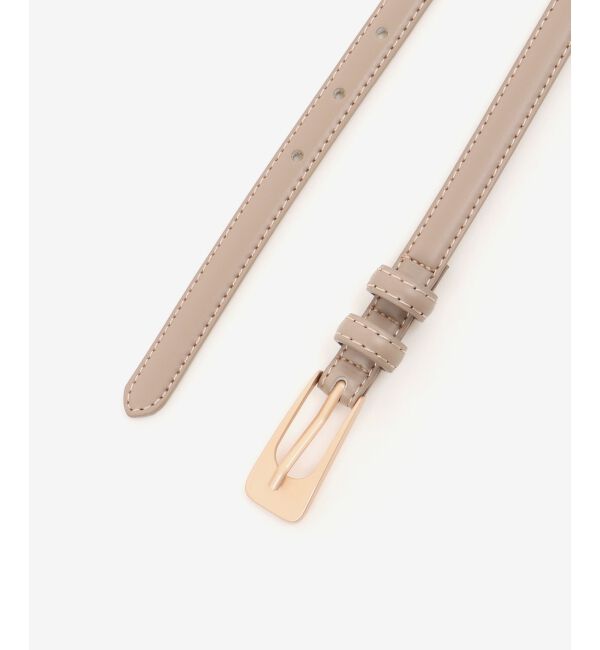  「《WEB限定アイテム》シンプル細ベルト」|ベルト|