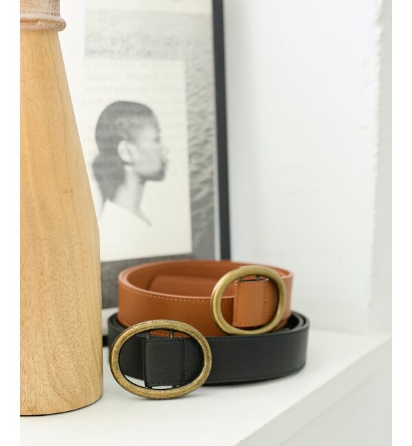  「《WEB限定アイテム》オーバルバックルベルト」|ベルト|