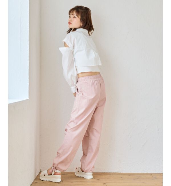 MAJESTICLEGON「パールボタン肩あきショートシャツ」|シャツ・ブラウス|