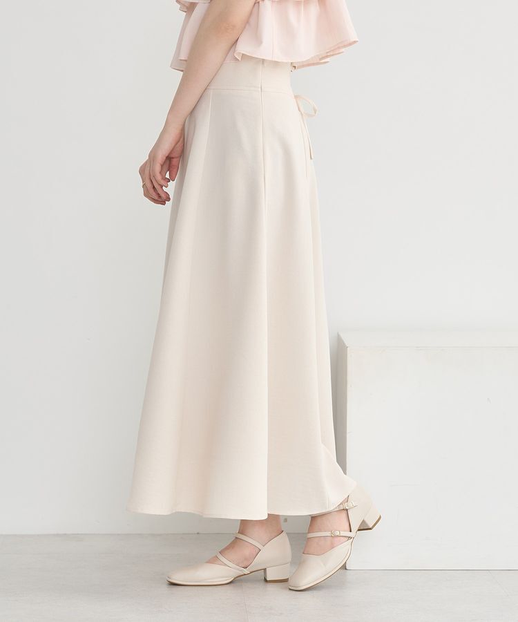 earth music&ecology「バックレースアップスカート」|フレア|