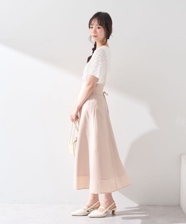 earth music&ecology「フリルスリーブカットソー」|Tシャツ・カットソー|