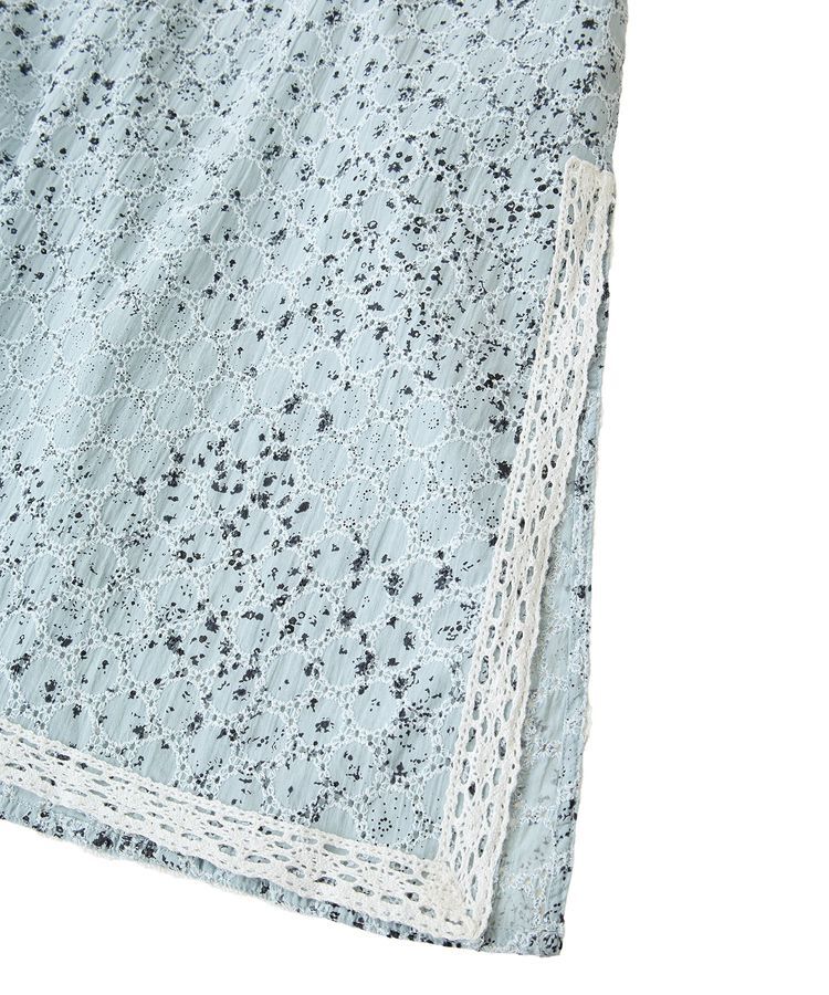 earth music&ecology「花柄プリントボーラー刺繍ミニキャミドレス」|ワンピース|