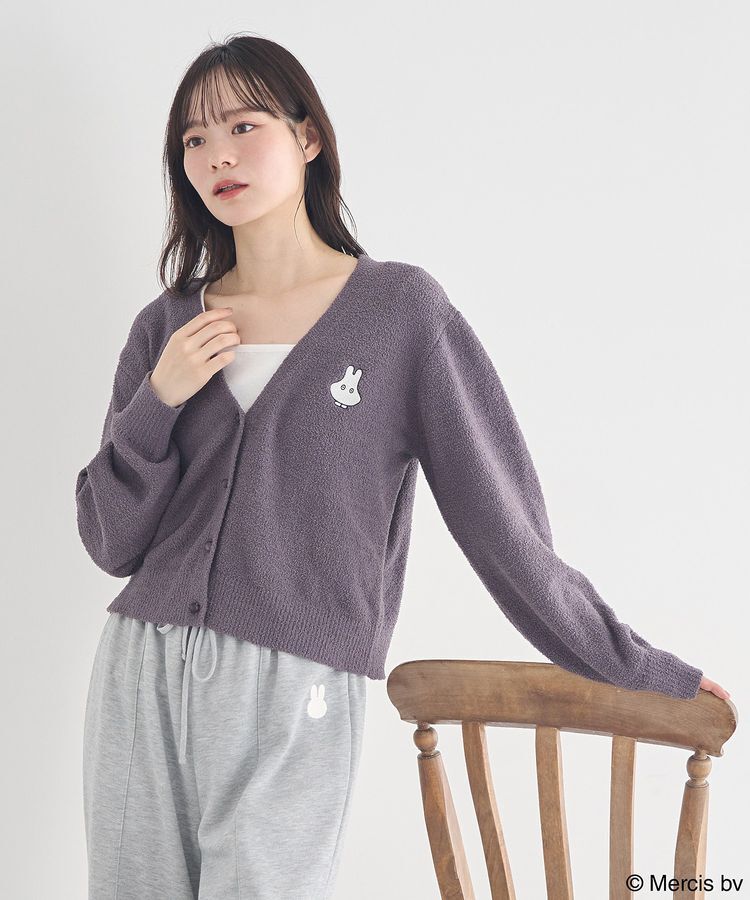 earth music&ecology「miffy/earth モコモコカーディガン」|カーディガン|